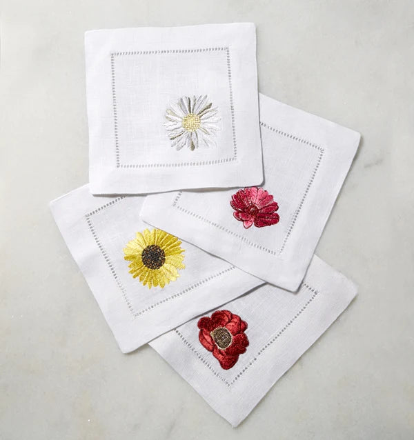 Cloth Cocktail Napkins Set of Four by Sferra
