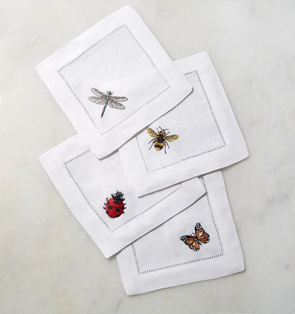 Cloth Cocktail Napkins Set of Four by Sferra