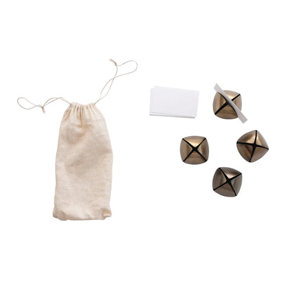 Jingle Bell Place Cards - Set of 4