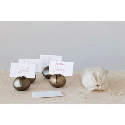 Jingle Bell Place Cards - Set of 4