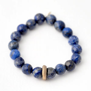 September Birthstone - Lapis Lazuli Crystal Bracelet