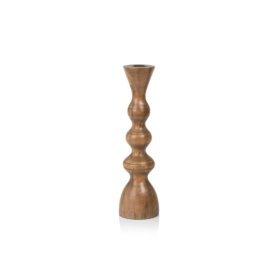 Mango Wood Taper Candle Holder