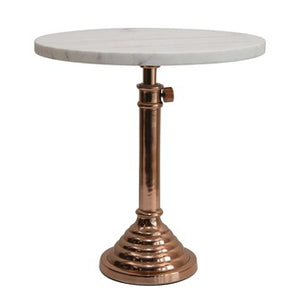 Metal Cake Stand With Marble Top